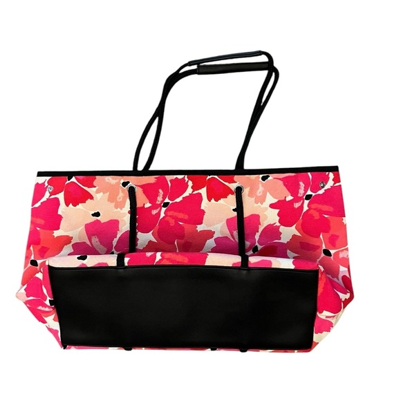 Avon Pink and Red Floral Tote - Picture 4 of 4